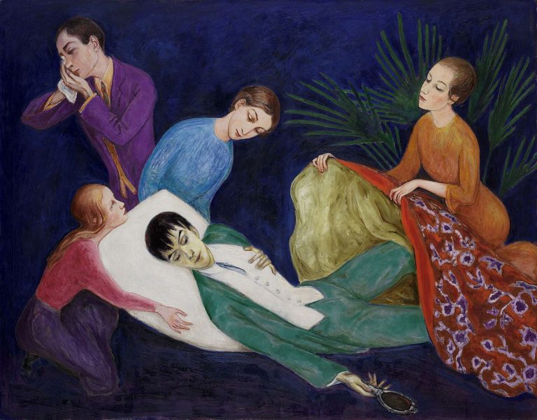 Nils_Dardel_Döende_dandyn